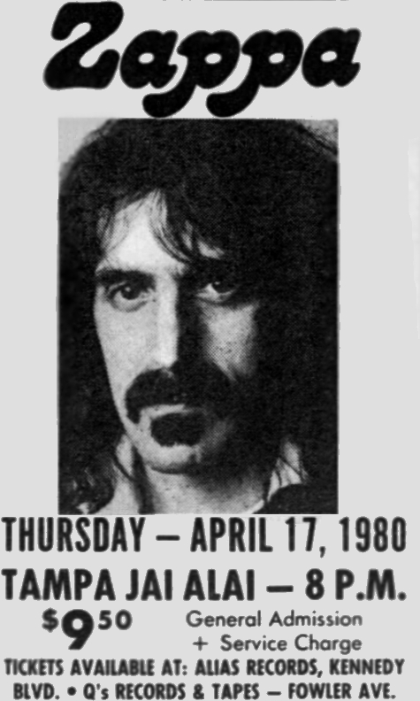 17/04/1980Jai Alai Fronton, Tampa, FL